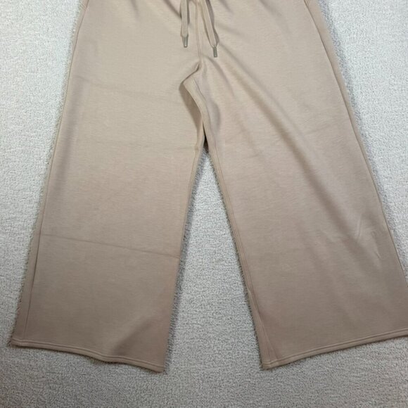 Spanx AirEssentials Wide Leg Pants Lunar Beige Pink 2X Petite Comfy Lounge NWT - Picture 5 of 14